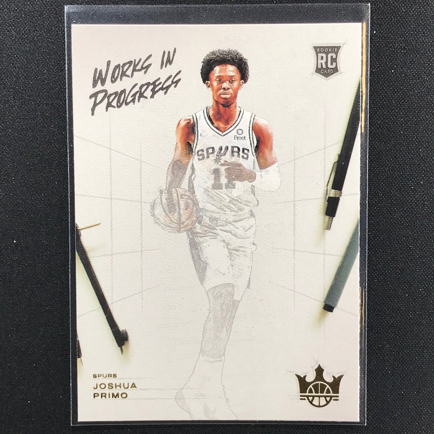 2021-22 Court Kings Joshua Primo Works In Progress Rookie No 7