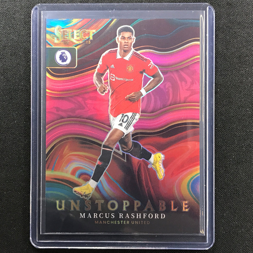 2022-23 Select Epl Marcus Rashford Unstoppable Pink 13/25