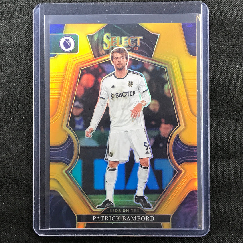 2022-23 Select Epl Patrick Bamford Mezzanine Gold Prizm 8/10