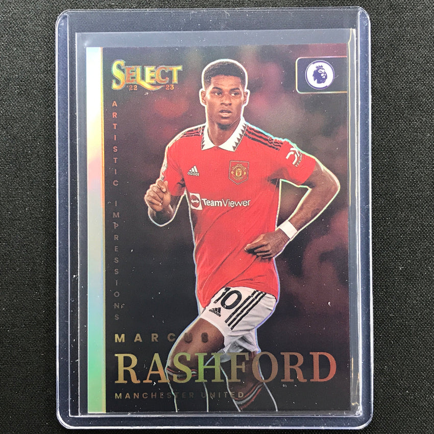 2022-23 Select EPL MARCUS RASHFORD Artistic Impressions Prizm SSP #5