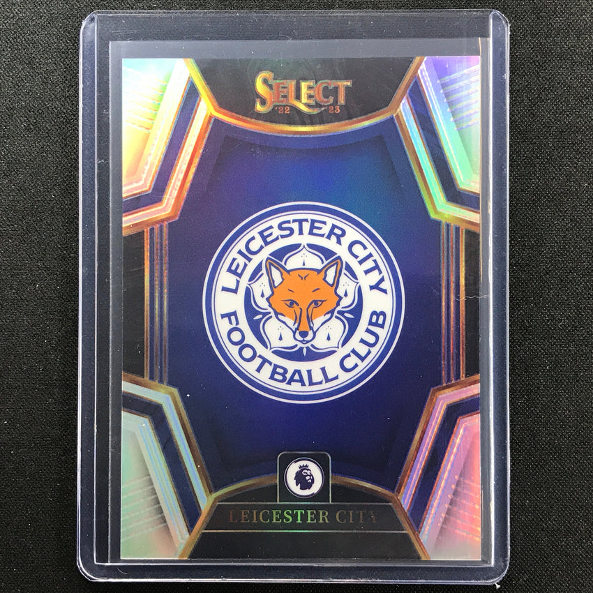2022-23 Select EPL LEICESTER CITY Team Badges Silver Prizm SSP #6