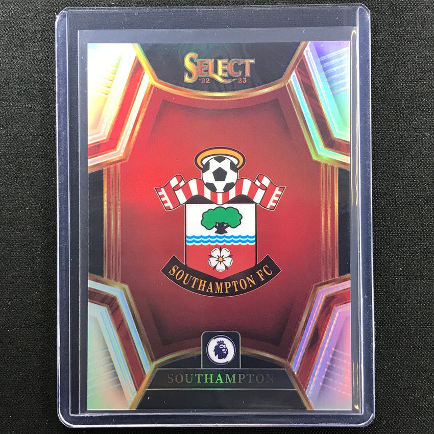 2022-23 Select EPL SOUTHAMPTON Team Badges Silver Prizm SSP #12