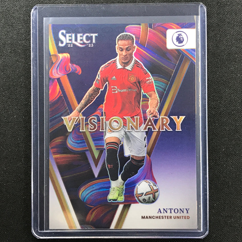 2022-23 Select EPL ANTONY Visionary Prizm SSP #9