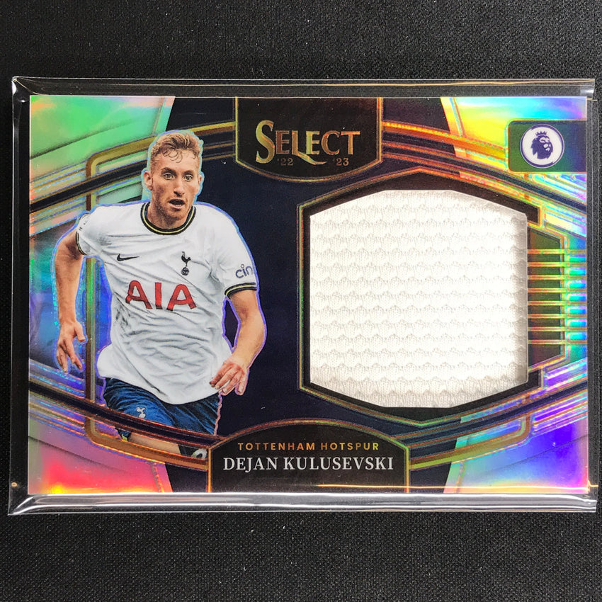 2022-23 Select Epl Dejan Kulusevski Jumbo Swatches Relic Silver Prizm No Dk