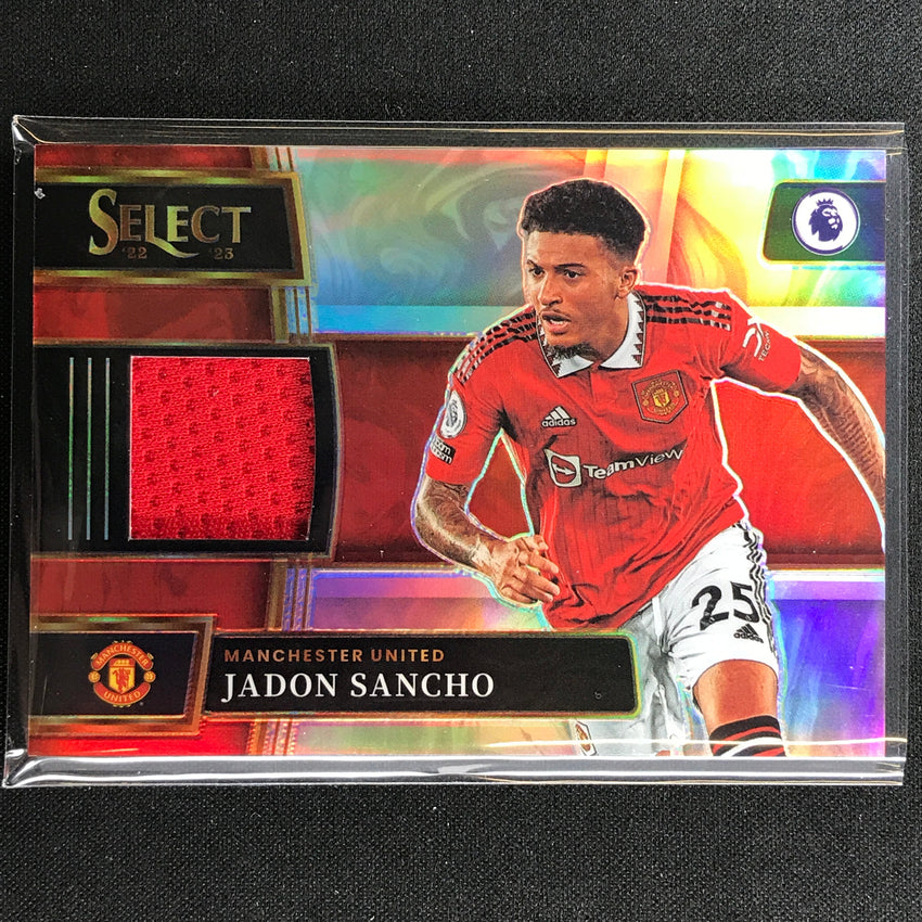 2022-23 Select Epl Jadon Sancho Select Memorabilia Relic Silver Prizm No Js
