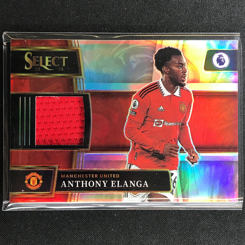2022-23 Select EPL ANTHONY ELANGA Select Memorabilia Relic Silver Prizm #AEL