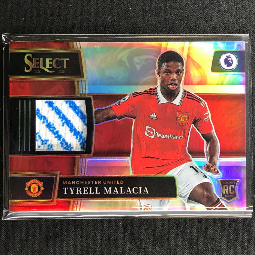 2022-23 Select Epl Tyrell Malacia Select Memorabilia Rookie Relic Silver No Tma