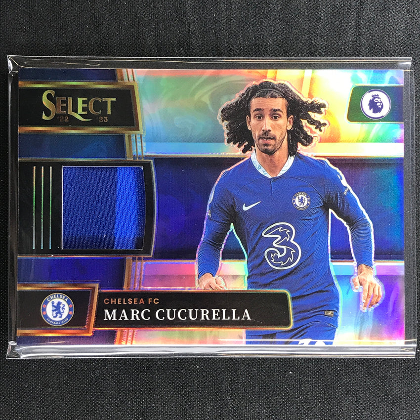 2022-23 Select EPL MARC CUCURELLA Select Memorabilia Relic Silver Prizm #MCU