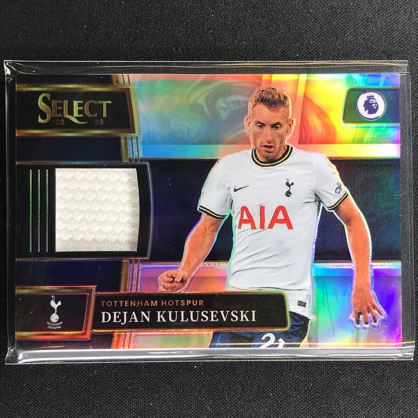 2022-23 Select Epl Dejan Kulusevski Select Memorabilia Relic Silver Prizm No Dk