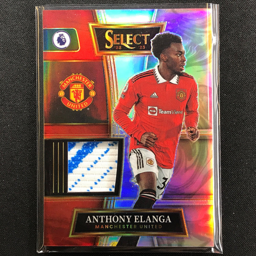 2022-23 Select EPL ANTHONY ELANGA Select Swatches Relic Silver Prizm #AEL
