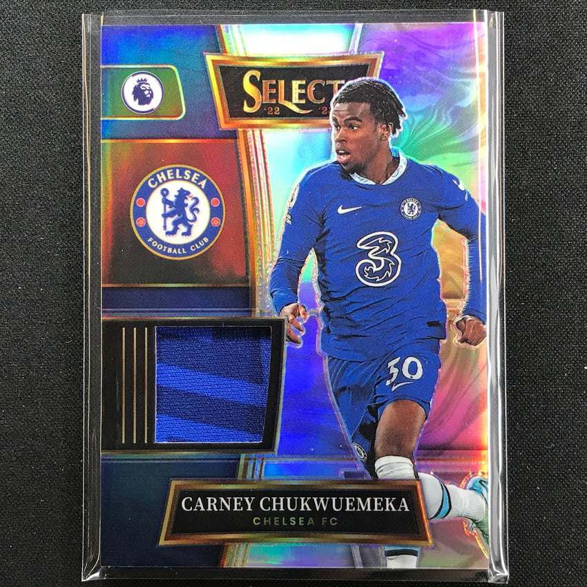 2022-23 Select Epl Carney Chukwuemeka Select Swatches Relic Silver Prizm No Ccu