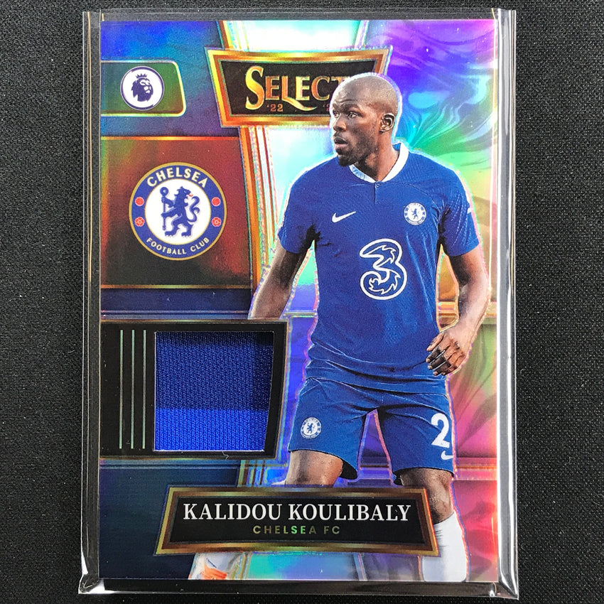 2022-23 Select Epl Kalidou Koulibaly Select Swatches Relic Silver Prizm No Kk