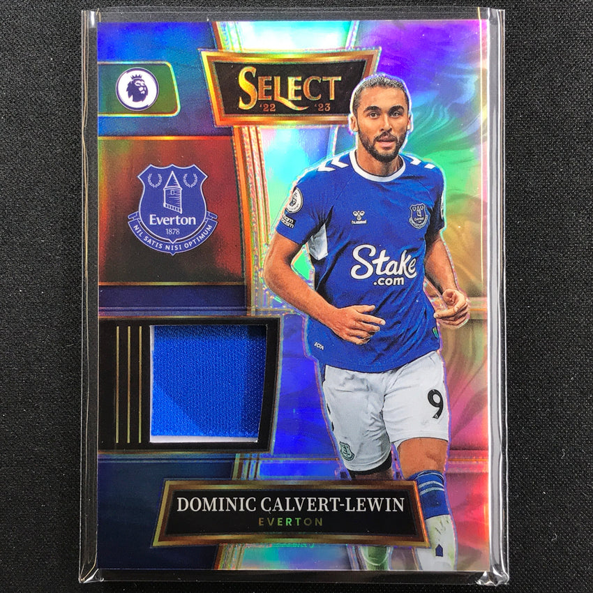2022-23 Select Epl Dominic Calvert-lewin Select Swatches Relic Silver Prizm No Dcl