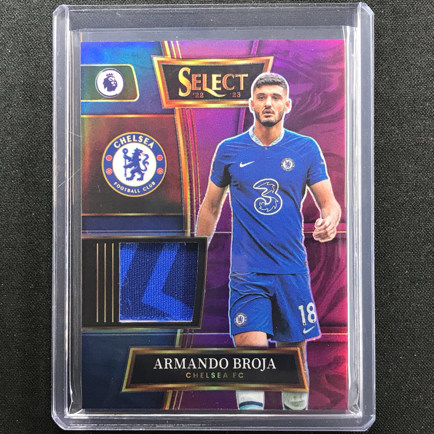 2022-23 Select Epl Armando Broja Select Swatches Relic Purple 23/49
