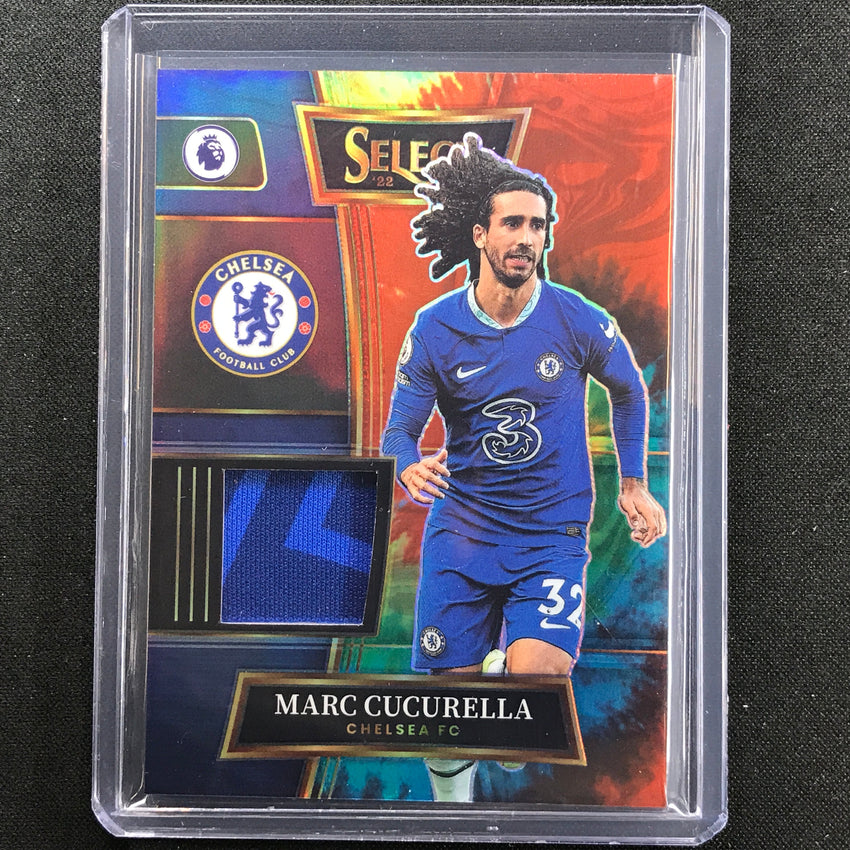 2022-23 Select Epl Marc Cucurella Select Swatches Relic Tie-dye 11/25