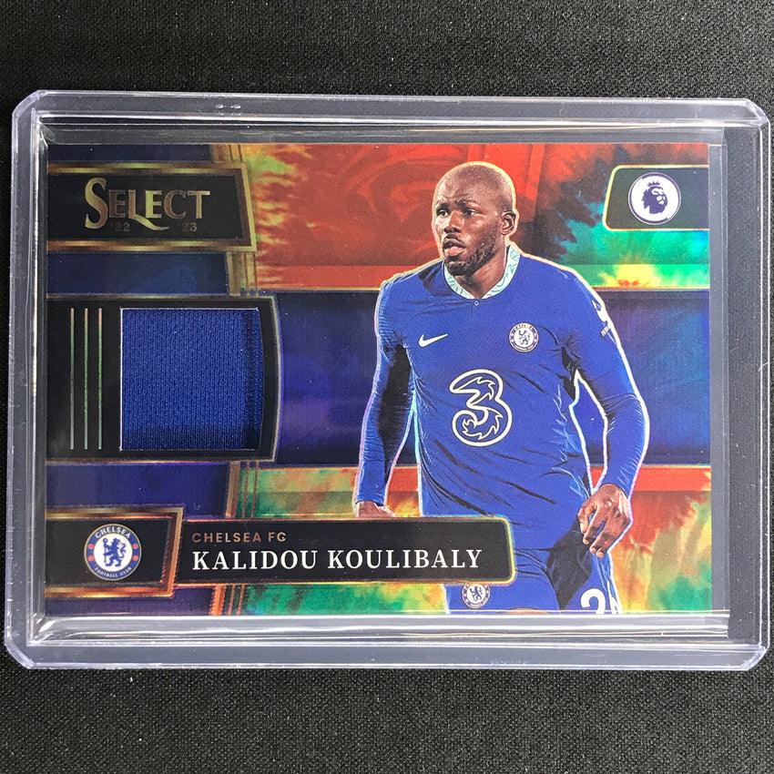 2022-23 Select Epl Kalidou Koulibaly Select Memorabilia Relic Tie-dye 18/25