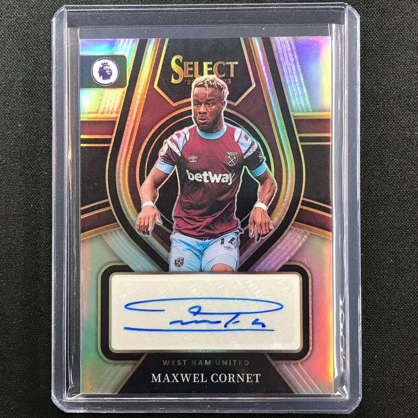 2022-23 Select Epl Maxwel Cornet Select Signatures Auto Silver Prizm No Mct
