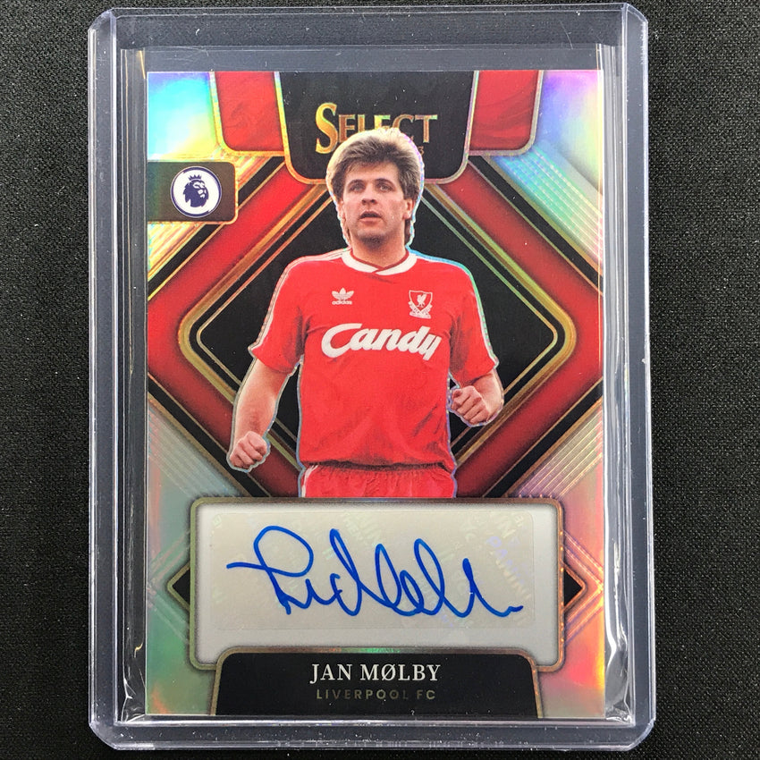 2022-23 Select Epl Jan Molby Signatures Auto Silver Prizm No Jmo