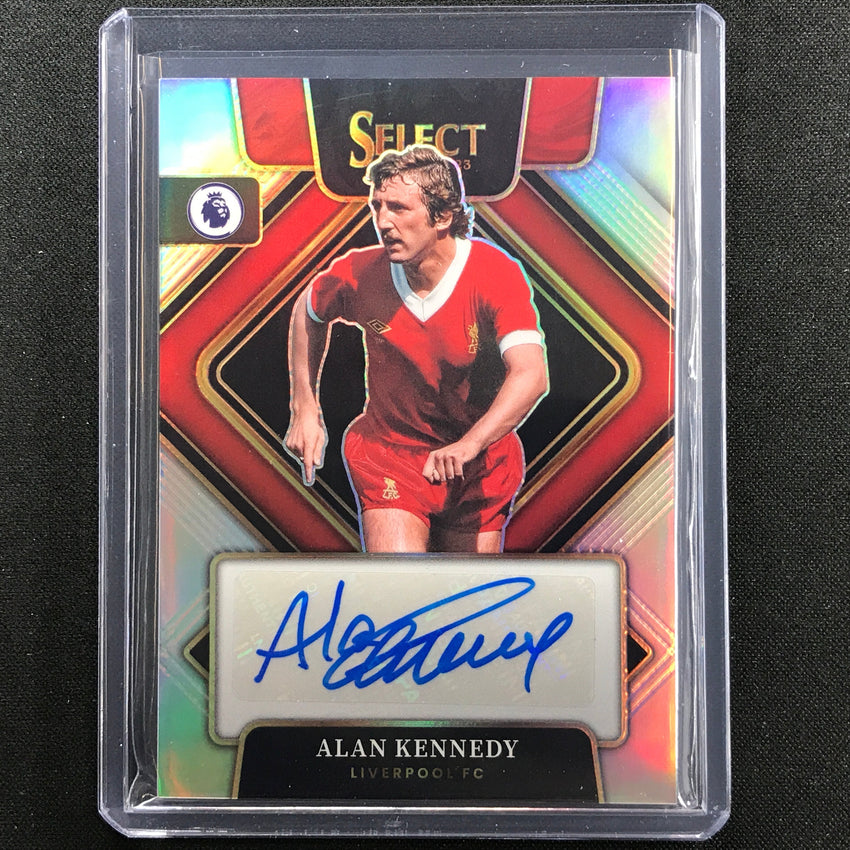 2022-23 Select Epl Alan Kennedy Signatures Auto Silver Prizm No Alk