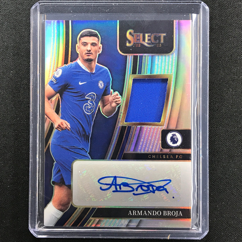 2022-23 Select Epl Armando Broja Memorabilia Relic Auto Silver Prizm No Bro