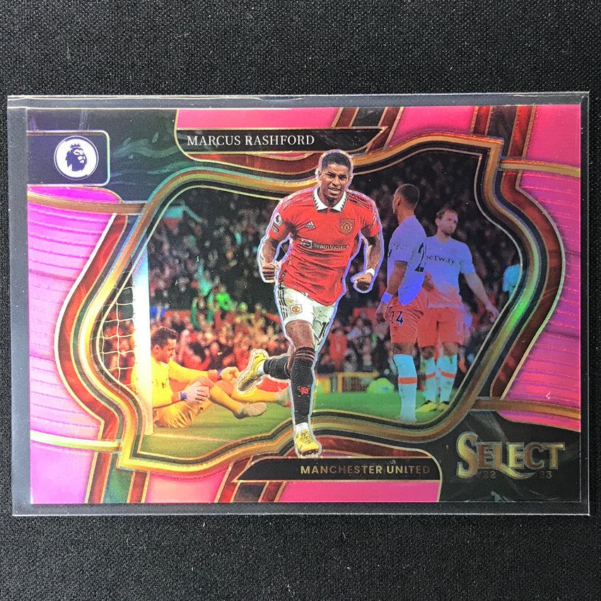 2022-23 Select Epl Marcus Rashford Field Level Pink /99 No 206