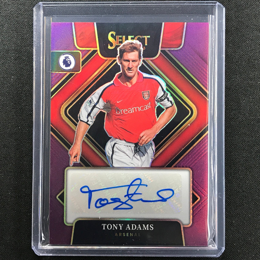 2022-23 Select Epl Tony Adams Signatures Auto Purple 23/49