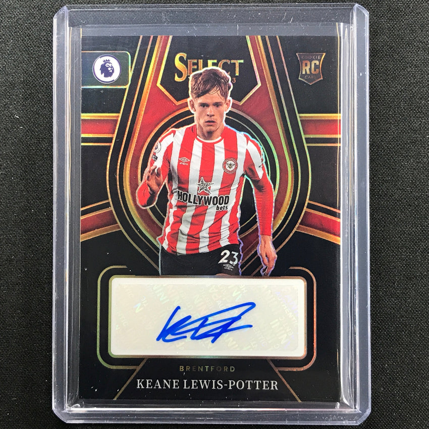 2022-23 Select Epl Keane Lewis-potter Signatures Rookie Auto Black Prizm 1/1