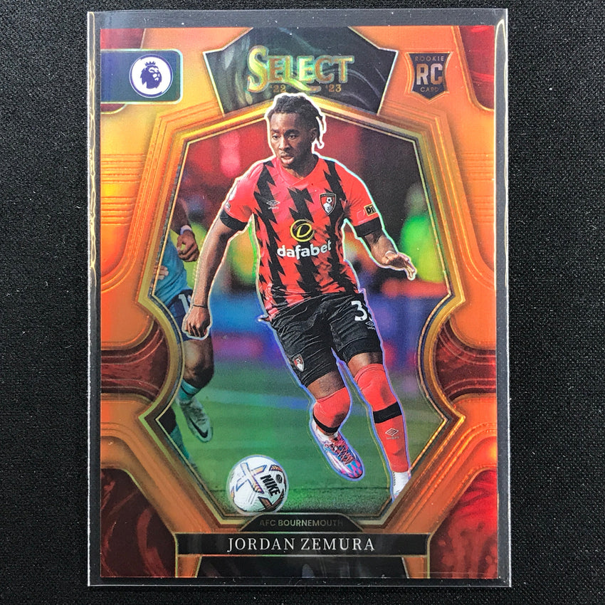 2022-23 Select EPL JORDAN ZEMURA Mezzanine Rookie Orange 18/75 #109
