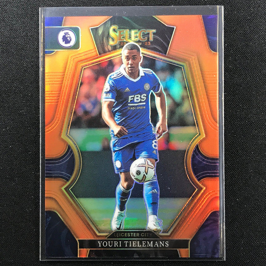 2022-23 Select EPL YOURI TIELEMANS Mezzanine Orange 15/75 #162