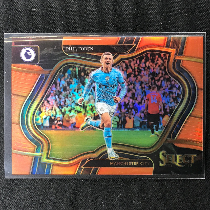 2022-23 Select Epl Phil Foden Field Level Orange 24/75 No 203
