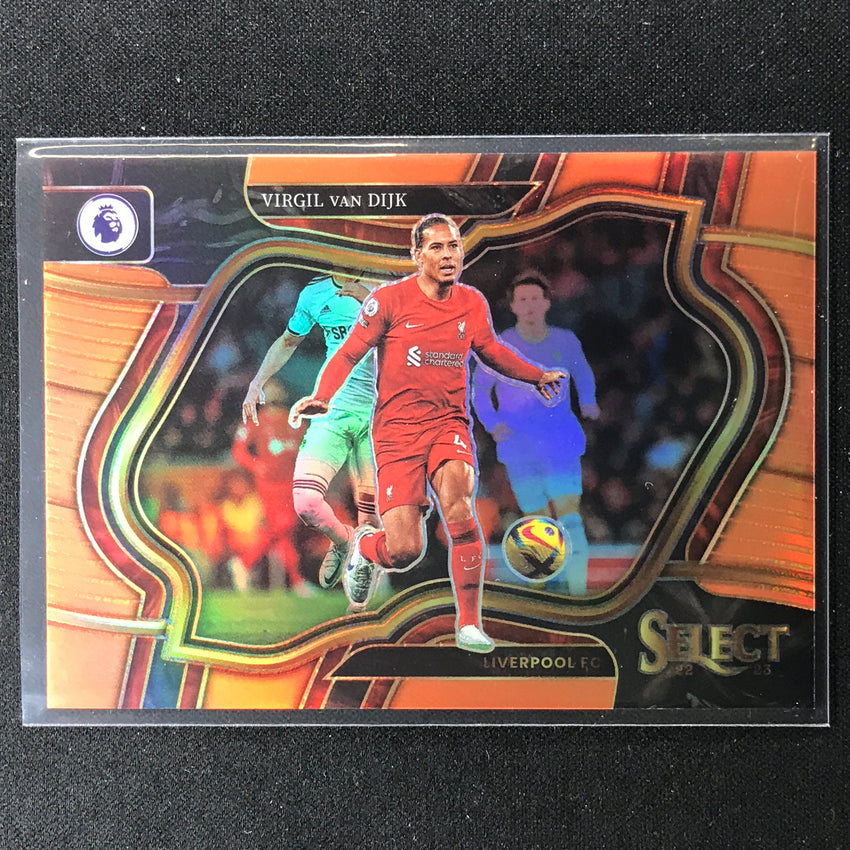 2022-23 Select Epl Virgil Van Dijk Field Level Orange 14/75 No 211