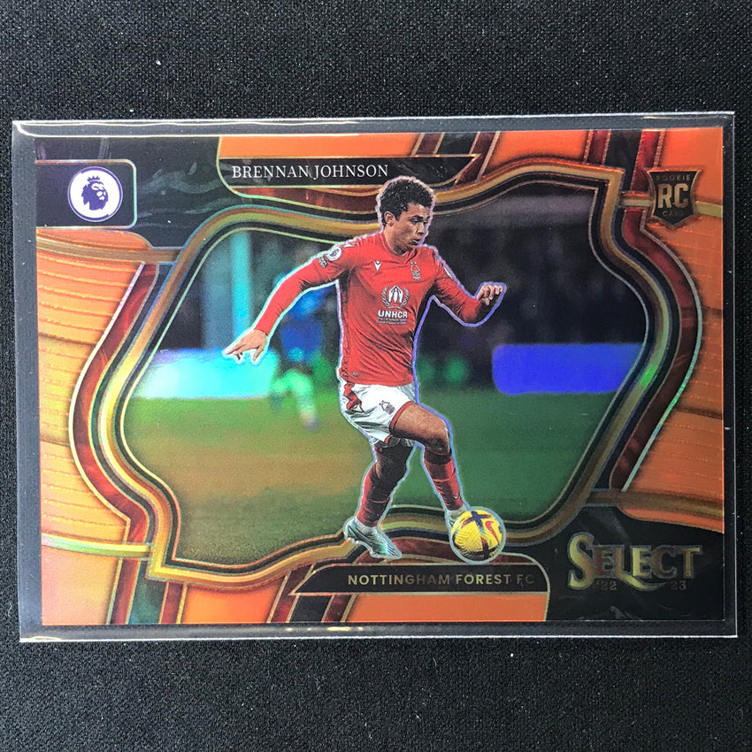 2022-23 Select EPL BRENNAN JOHNSON Field Level Rookie Orange 49/75 #242