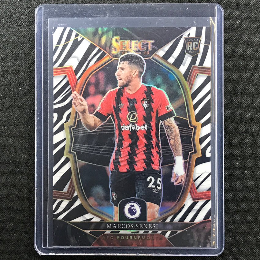 2022-23 Select Epl Marcos Senesi Terrace Rookie Zebra 6/25