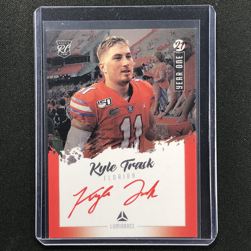 2021 Luminance KYLE TRASK Year One Signatures SP Variation Rookie Auto Red #KTR