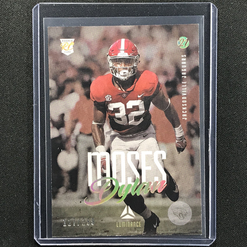 2021 Luminance Dylan Moses Rookie Gold 127/299