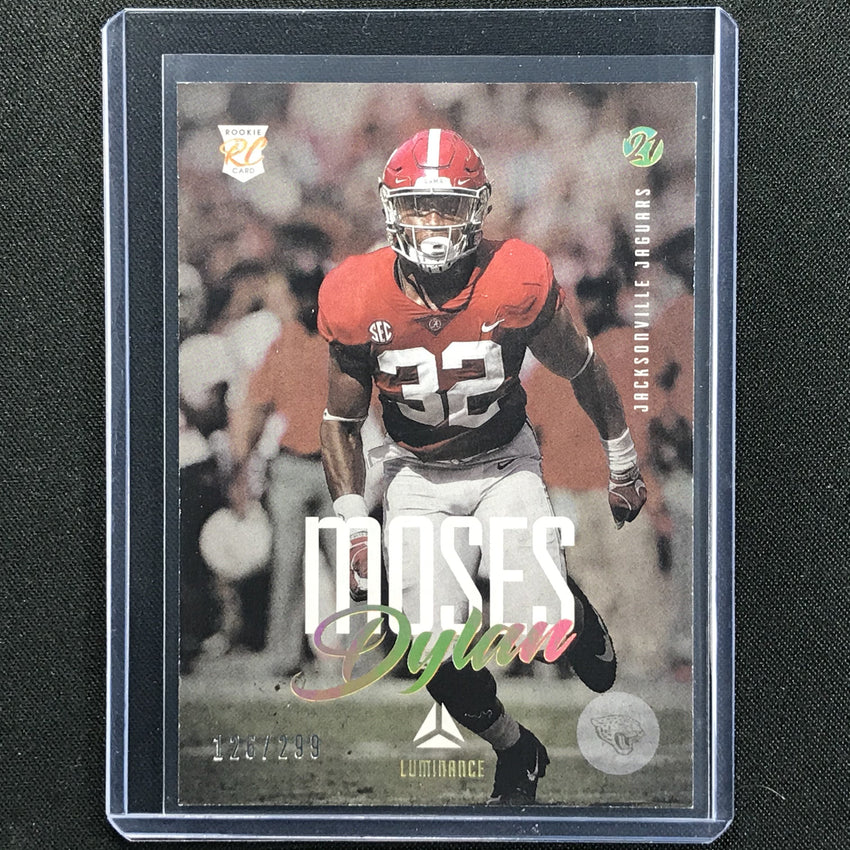 2021 Luminance Dylan Moses Rookie Gold 126/299