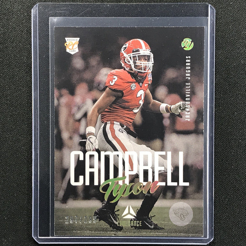 2021 Luminance Tyson Campbell Rookie Gold 297/299