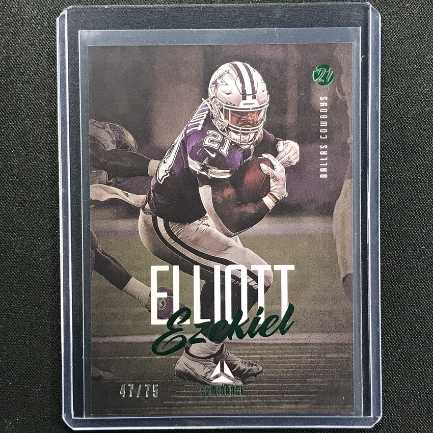 2021 Luminance Ezekiel Elliott Base Green 47/75