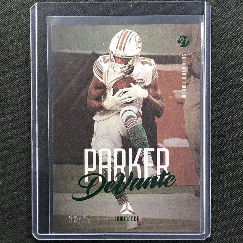 2021 Luminance Devante Parker Base Green 22/75