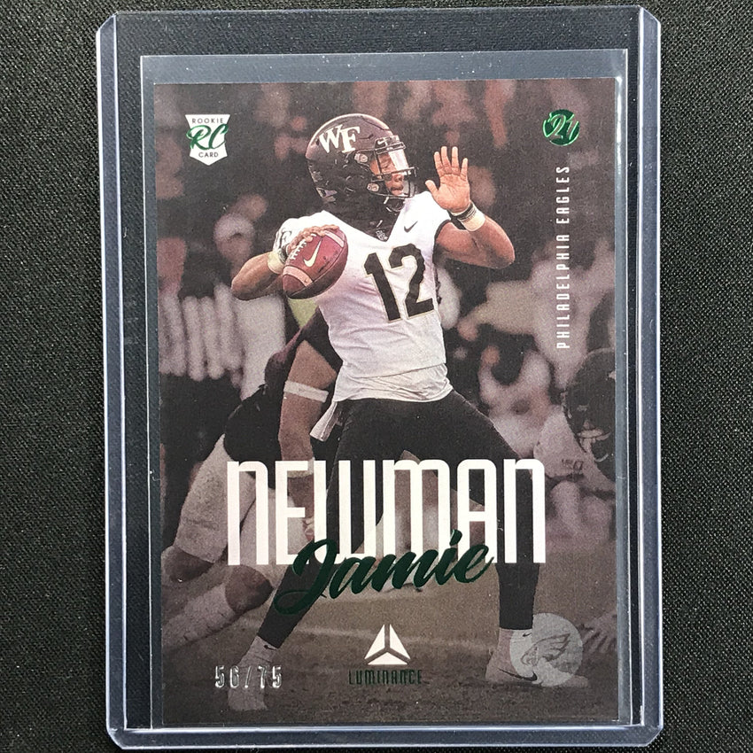 2021 Luminance Jamie Newman Rookie Green 56/75
