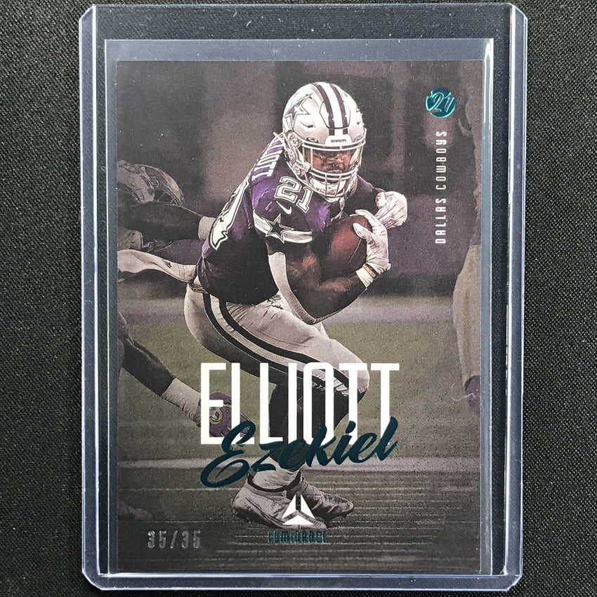 2021 Luminance Ezekiel Elliott Base Teal 35/35