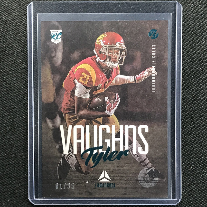 2021 Luminance Tyler Vaughns Rookie Teal 1/35
