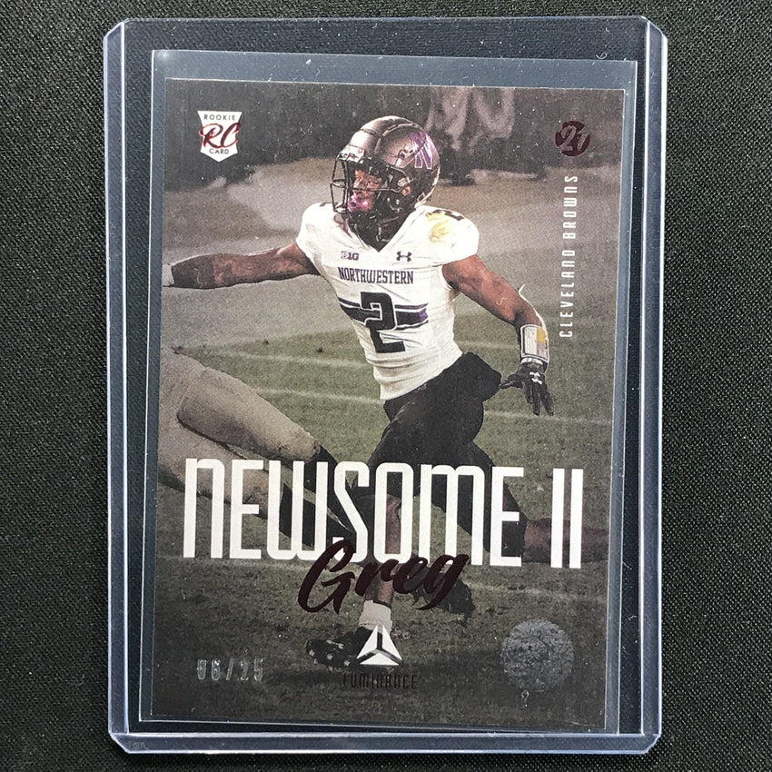 2021 Luminance Greg Newsome Ii Rookie Red 6/25