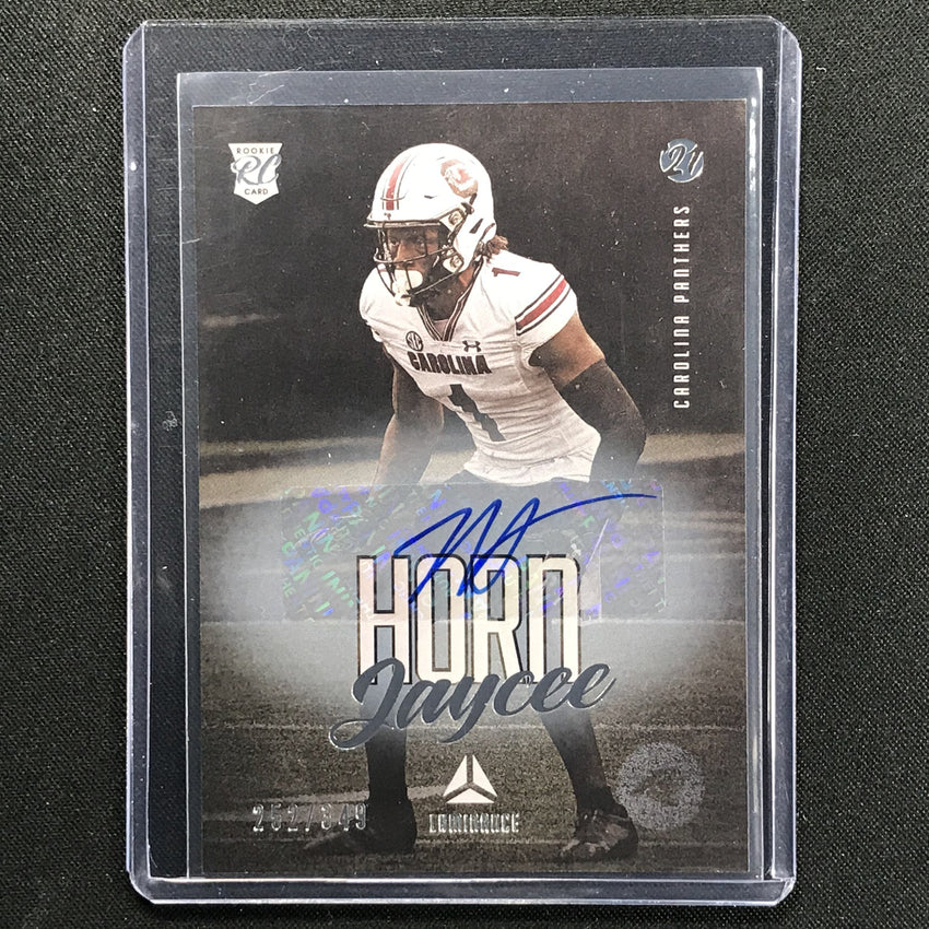 2021 Luminance Jaycee Horn Rookie Auto Silver 252/349