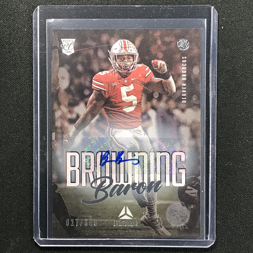 2021 Luminance Baron Browning Rookie Auto Silver 27/349