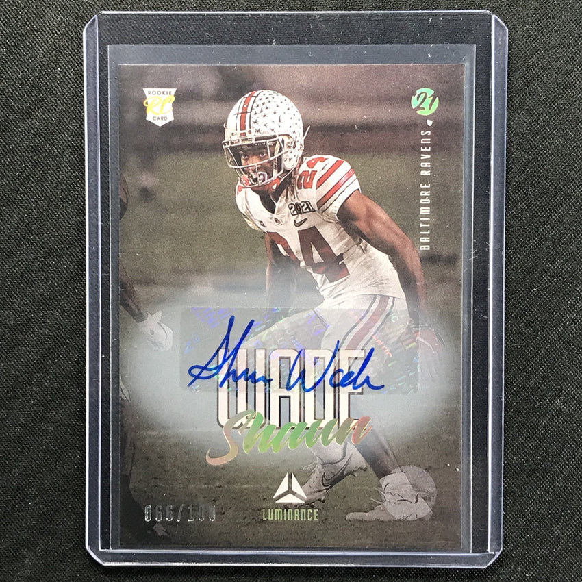 2021 Luminance Shaun Wade Rookie Auto Gold 66/100