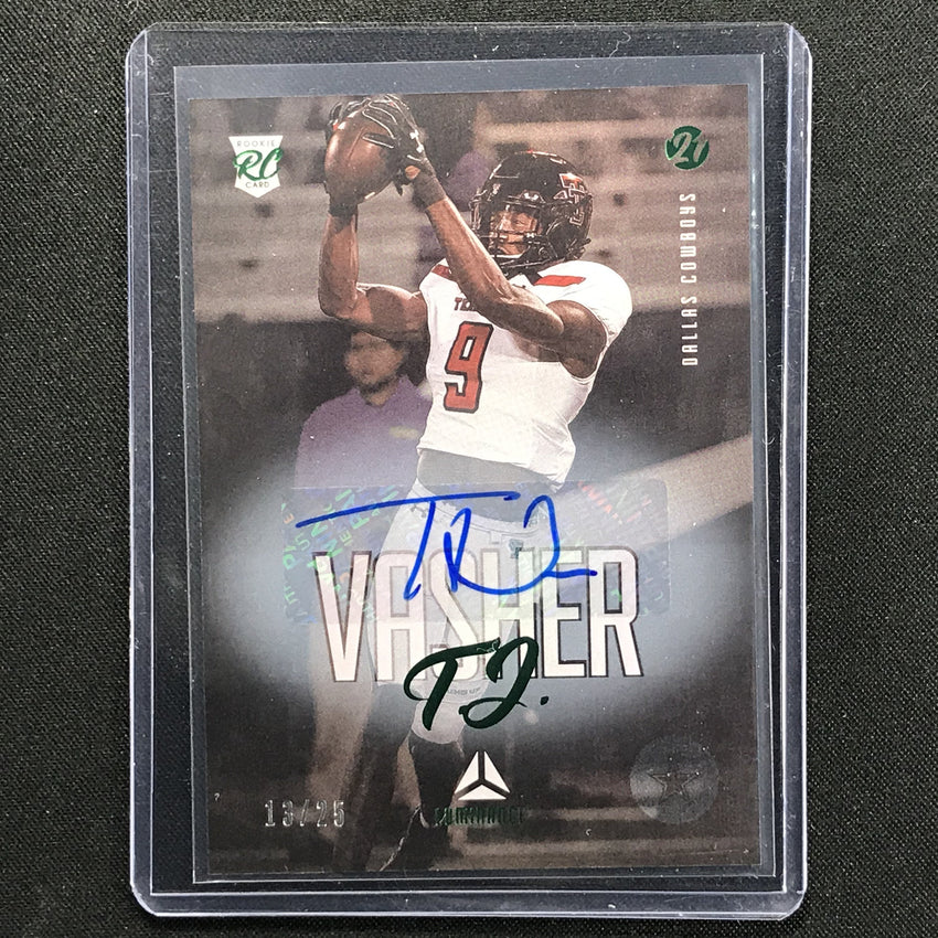 2021 Luminance T.j. Vasher Rookie Auto Green 13/25
