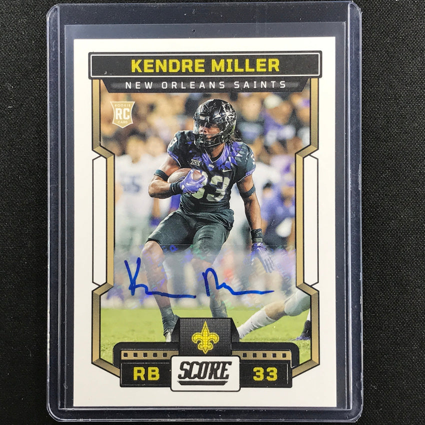 2023 Score Kendre Miller Rookie Signatures Auto Base No 321