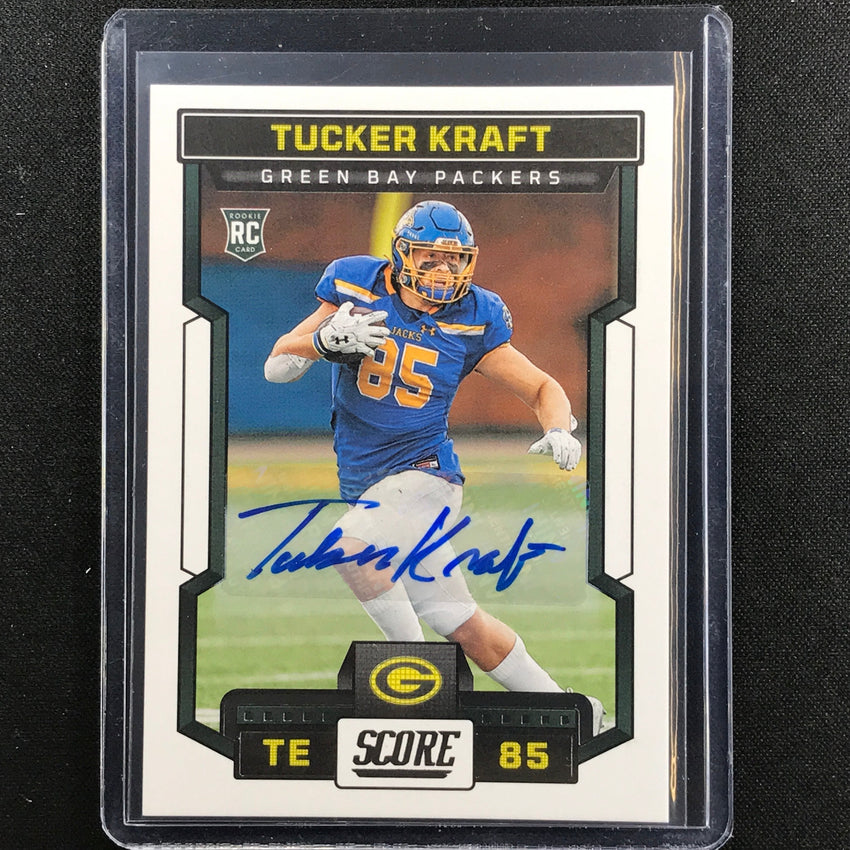 2023 Score Tucker Kraft Rookie Signatures Auto Base No 341