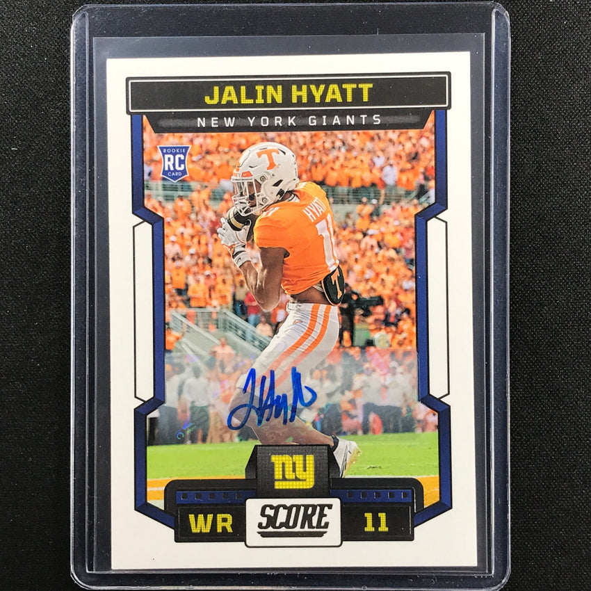2023 Score Jalin Hyatt Rookie Signatures Auto Base No 347